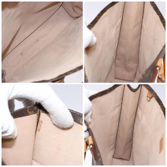 LOUIS VUITTON Monogram Sac Plat Hand Bag M51140 LV Auth 141412 - Picture 15 of 16